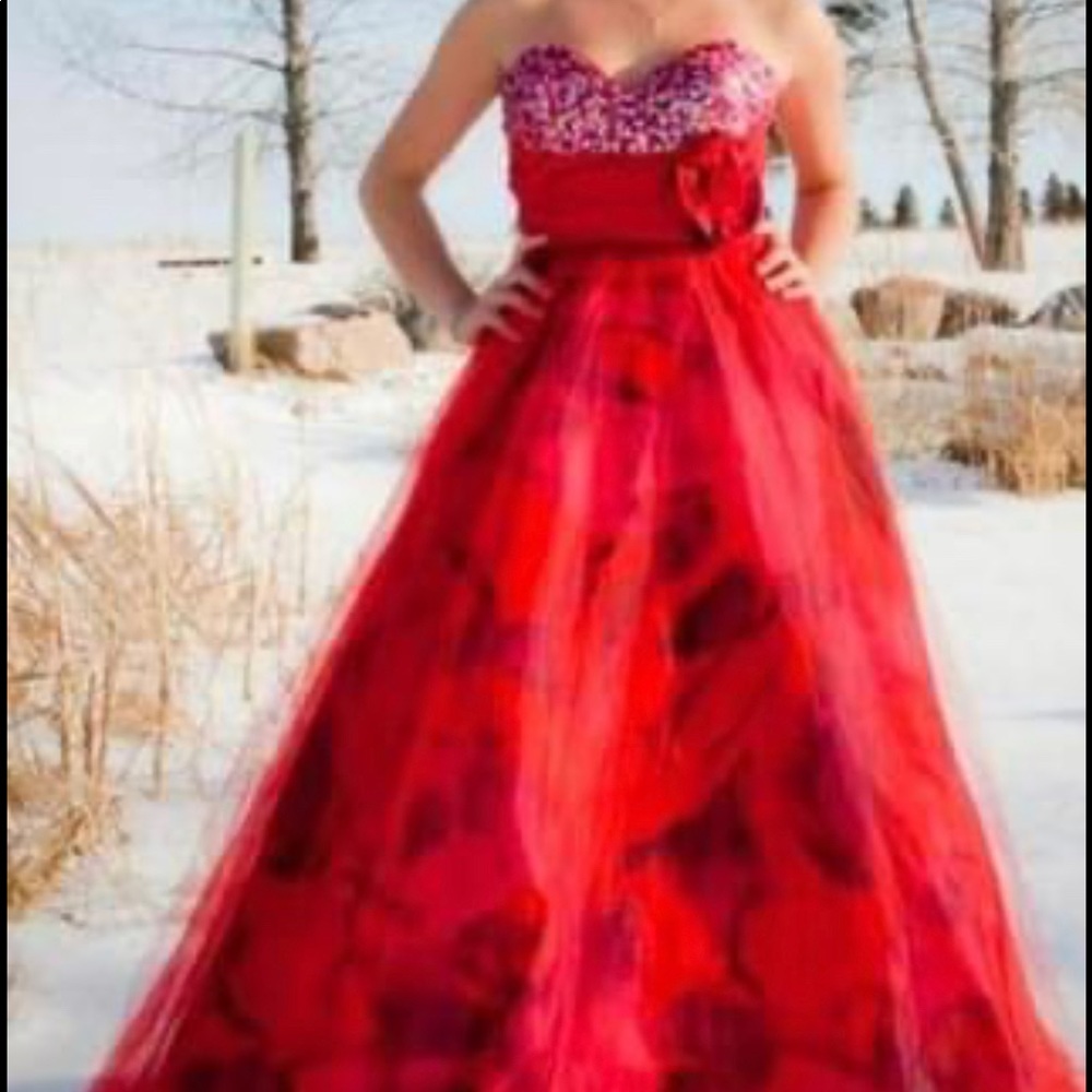 Jovani designer gown.